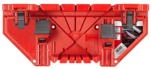kwb Mitre Box for Cutting Angle 22.5, 45, 90 with Adjustable Jaws and Angle attachments, Made of Robust ABS Plastic - Image 2