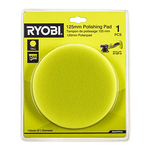 RYOBI 125mm Polierpad RAKPPP01, kompatibel mit R18P-0