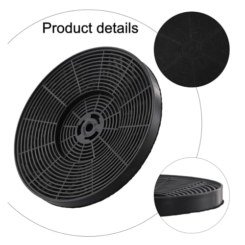 Filtre rond hotte aspirante 175mm universel avec épaisseur renforcée de 15mm