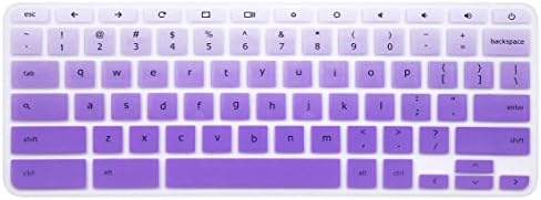Keyboard Cover Compatible for Acer Chromebook R11 CB3-131, Acer Premium R11,Acer Chromebook R13 CB5-312, Acer Chromebook 14 CB3-431 CP5-471,Acer Chromebook 15 CB3-531/532 CB5-571 C910 (Ombre Purple)