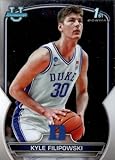 Kyle Filipowski Basketball Card (Duke Blue Devils) 2023 Bowman Chrome U 1st Rookie #47