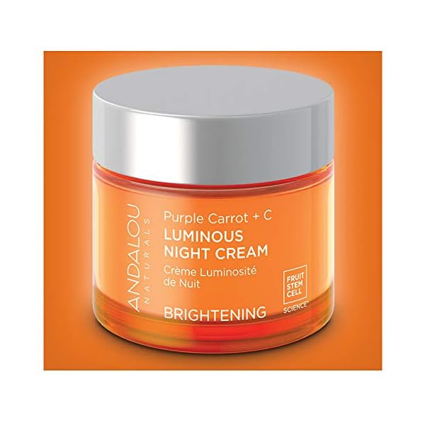 Andalou-Natural-Purple-Carrot-C-Luminous-Night-Cream-Purple-Carrot-Plus-C-Luminous-17-Ounce Andalou Natural Purple Carrot + C Luminous Night Cream, Purple Carrot Plus C Luminous, 1.7 Ounce