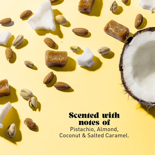NATURE WELL Cheeky Firming Body Oil, Luxuriously Glowy & Fast-Absorbing Formula Designed to Nourish, Firm, & Visibly Smooth Skin, Scented with Pistachio, Almond, Coconut, & Salted Caramel, 3.4 Oz