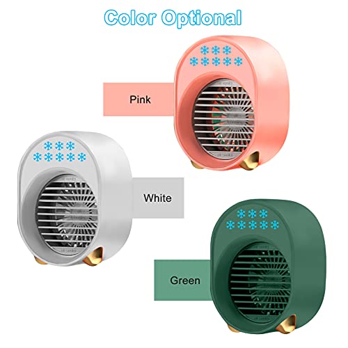 Staright Ar condicionado portátil Ventilador de resfriador de ar recarregável 3600mah Operado por ba