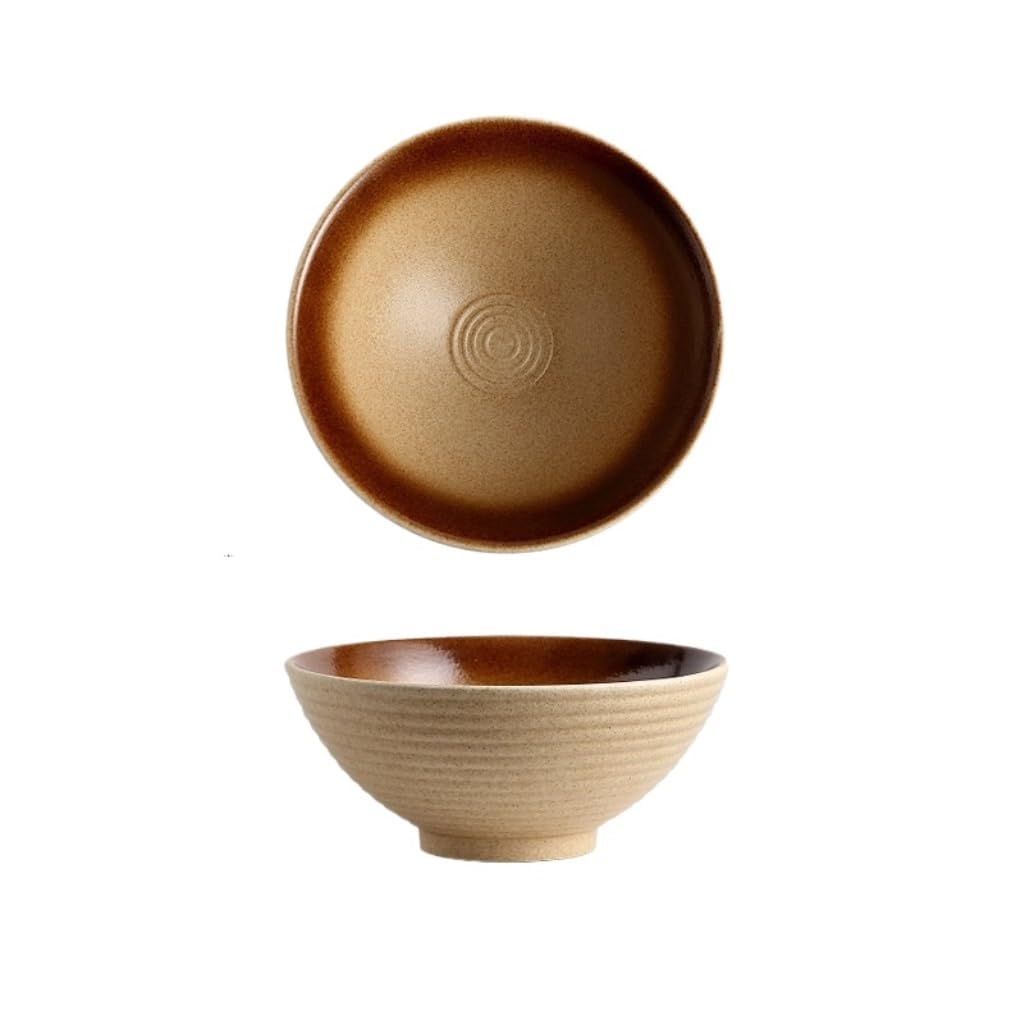 Ramenschalen Obstschale Große Schale für Ramen, Schüssel für Suppe aus Keramik, Schüssel für Instant-Nudeln für den Heimgebrauch, Schüssel für Nudeln im Ofen, Salatschüssel flache Teller (2)