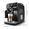 Philips Series 5400 Kaffeevollautomat – LatteGo Milchsystem, 12 Kaffeespezialitäten, Intuitives Display, 4 Benutzerprofile, Schwarz (EP5441/50)