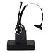 Produktbild Topop Bluetooth Headset Over the Head Wireless Kopfhörer Ip Telefon Headset mit Ladestation, Mikrofon,Freisprecheinrichtung,und Rauschunterdrückung Chat für iPhone 6 5S 5C 5 Galaxy S6 S5 Sony Xepria Z3 Z2 Google Nexus 4 5 7 HTC Nokia usw.