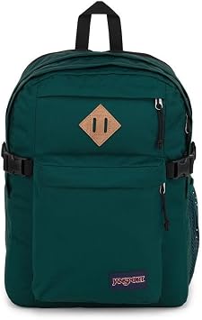 JanSport Unisex Main Campus Backpack Deep Juniper Unit size Casual