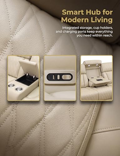 Luxury leather sofa set