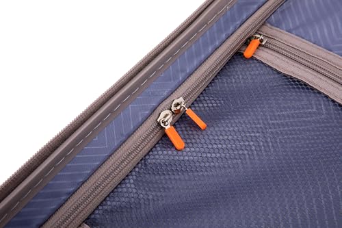 Lightweight Luggage Set with Double Spinner Wheels, 3-Piece Carry-On Suitcase Set, Durable Polypropylene, Greige3