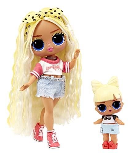 LOL Surprise Tween Babysitting Sleepover Party - RAE SANDS & SPF Q.T. - Unbox 20 Surprises - Includes Dolls with Colour Change Feature - Suitable for Kids Ages 4+, Multicolor, 10.8x6.32x16.51 cm