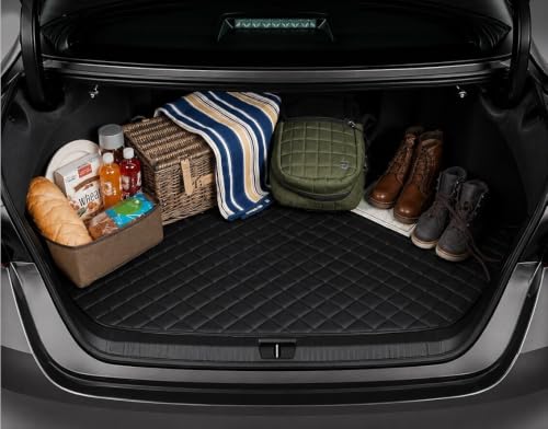 Image of Car Boot Mat for Tata Zest | Black with Black
