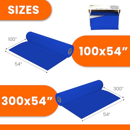 Nappe en plastique de qualité supérieure bleue LEMON + Co. pour réceptions et buffets