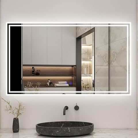 Biubiubath 1200x700mm LED Bathroom Mirror Cover