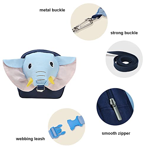 DZOZO Toddler Backpack with Rein Kid Anti-Lost Rucksack with Safety Leash Kids Mini Bag Baby Anti-Lost Harness Baby Toddler Walking Safety Backpack Baby Toddler Safety Harness Backpack - Image 3