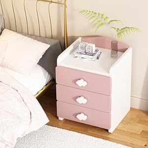 Pinknightstandchicnightstandstorageforkidsgirlsbedsidetablepinkmodernnightstandwithtwodrawers Urban Country Home Decor Pink nightstand chic nightstand storage for kids girls bedside table pink modern nightstand with two drawers urban country home decor