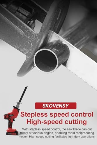 Cordless Reciprocating Saw with Dual Batteries