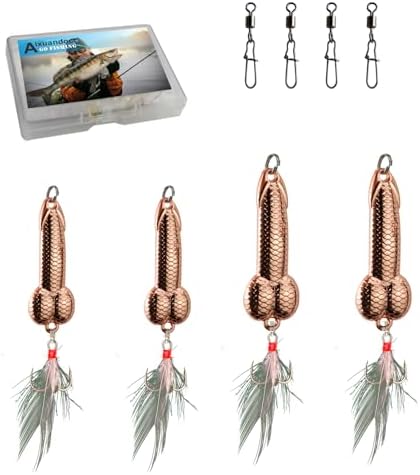 Bass Fishing Lure, Fishing Spoons, Topwater Fishing Lures with Tr...