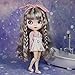 YEARGER 1/6 BJD Doll 19 Ball Jointed Bambola DIY Giocattolo Blythe Bambola + 4 Colori Occhi + 9 Paia di Mani + Trucco di Base + Capelli Ricci Lunghi Parrucca + Vestiti Completi