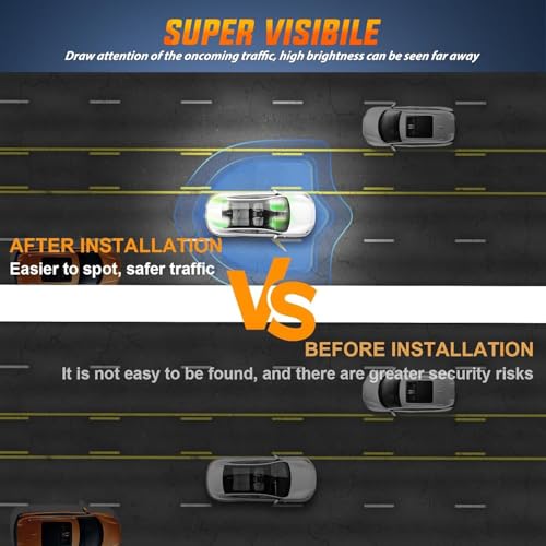 Image of Nilight 144 LED Strobe Traffic Advisor Light Bar Green White w /Controller | 2 in 1 Automotive Emergency Warning Flashing Police Windshield Lights Bars for Cars Tow Plow Trucks Construction Vehicles