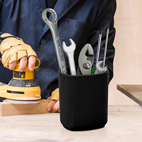 Porta Lápis e Caneta Jumbo, Organizador de Mesa Plástico para Materiais de Escritório, Porta Objetos