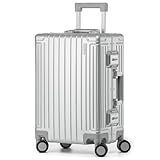 【 VOYAGE CONFORTABLE 】 : la valise est équipée de quatre roues rotatives silencieuses à 360 degrés qui permettent de rouler sans effort sur différentes surfaces. La poignée ergonomique et la poignée télescopique en aluminium assurent un transport facile et une manipulation confortable.