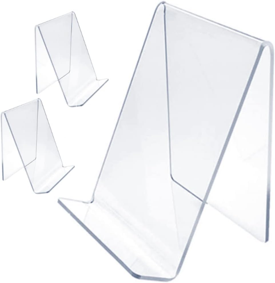 3 Pcs Acrylic Book Stands by Uncategorized