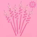 xo, Fetti Bachelorette Party Pink Reusable Straw Set - 12 pc | Male Dancer Stripper Bach Party Decoration, Bridal Shower Supplies, Bridesmaid Favor, Bride to Be Gift, Engagement Drinkware