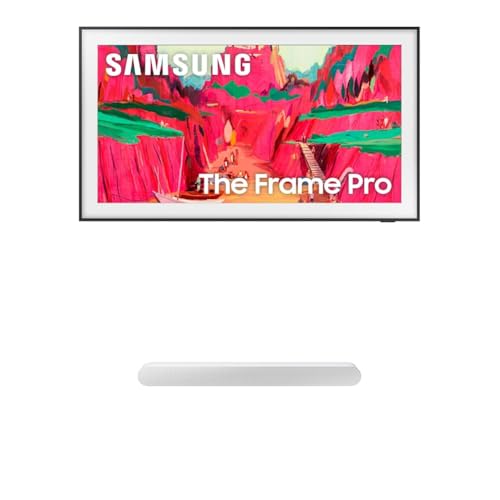 Image of Samsung 75-Inch Class The Frame Pro LS03FW 4K Neo QLED Mini LED Smart TV (2025 Model) with Wireless One Connect+ SAMSUNG S61D 5.0ch Soundbar w /Wireless Dolby Atmos Audio, All-in-One Design, HW-S61D /ZA
