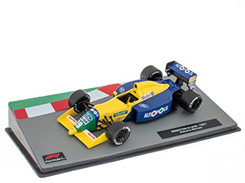 OPO 10 - Formula 1 car 1:43 compatible with BENETTON B190B # 19 Roberto MORENO 1991 (FD210), Multicolor