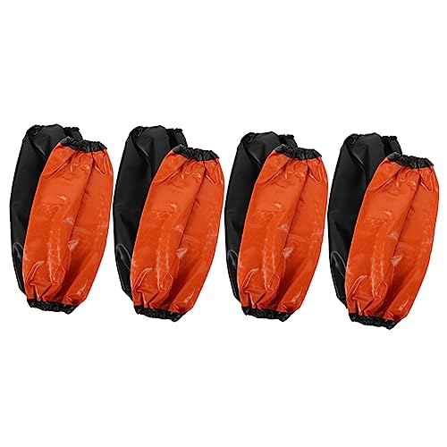 Gadpiparty 4 Pares Funda Impermeable Compuesta Mangas Calentadores De Brazos Protectores De Brazos Cubrir La Manga Del Antebrazo Manga Del Manga Larga De Polivinilo