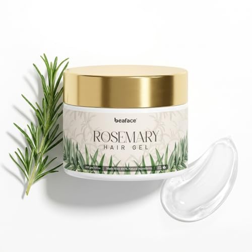 Rosemary Gel 200gm | Hair Gel for Curly & Frizzy Hair | Plant Bas...