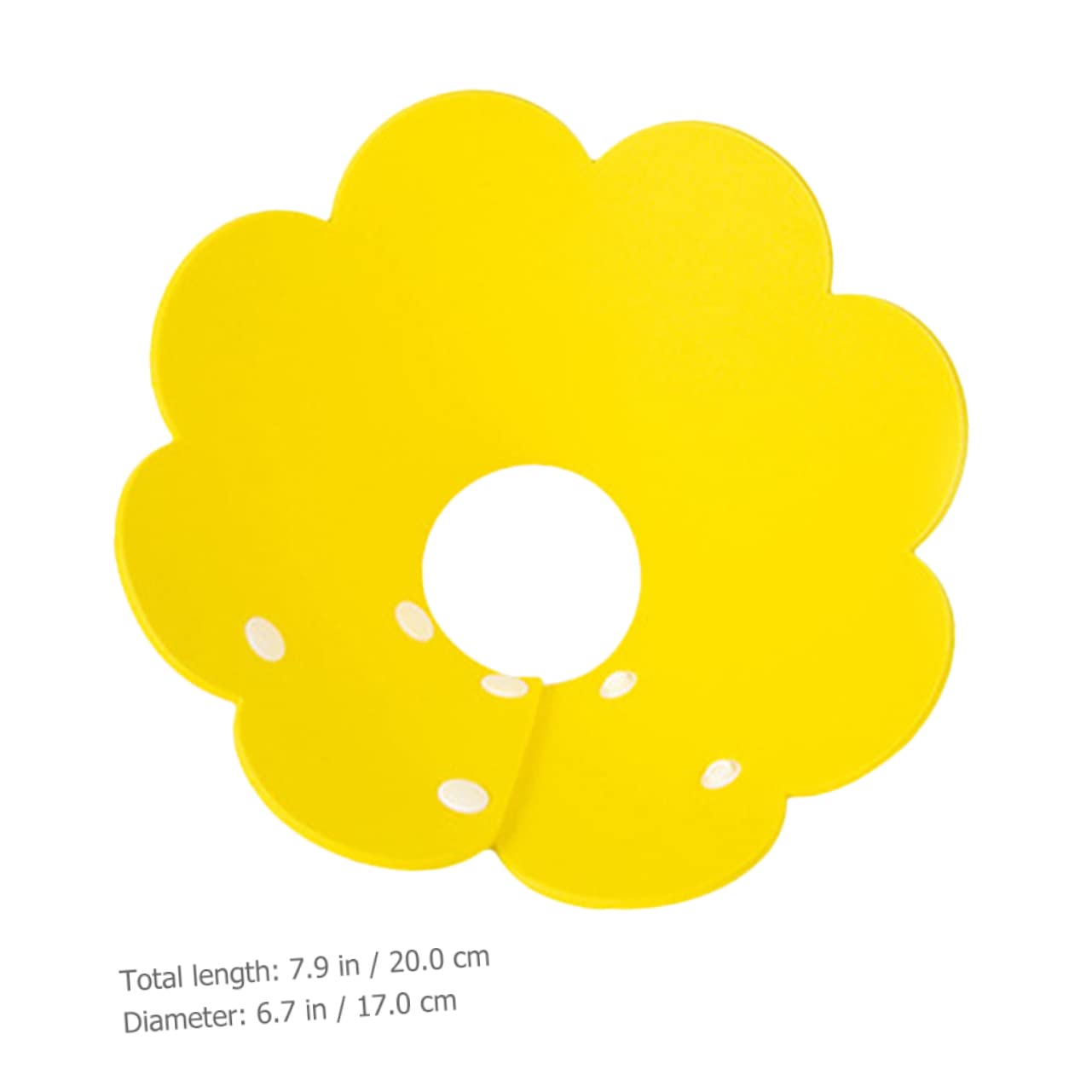 POPETPOP 10pezzi Collare Per Gatti e Cani Kit Di Collari Antistrozzo Per Recupero Leggero e Traspirante Per Guarigione Post-operatoria e Ferite Colori Lemon e Cute