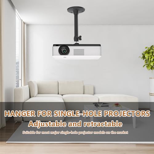 Uinehiot Upgraded Ceiling Wall Projector Mount Compatible With Qkk thumb #6