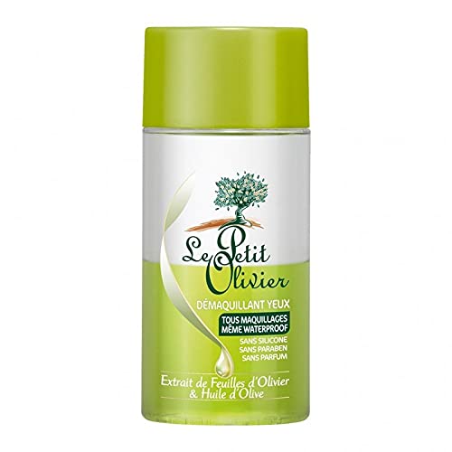 Le Petit Olivier Démaquillant Yeux Extrait de Feuilles d’Olivier & Huile d’Olive 125ml (lot de 3)