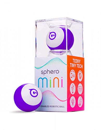 Sphero M001PURW Mini Purple: App-Controlled Robotic Ball, STEM Learning and Coding Toy, Ages 8 , color/modelo surtido