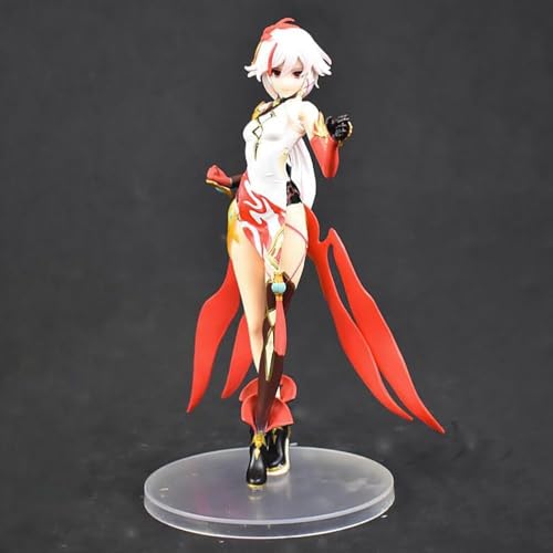 Figura Honkai Impact 3ª Fuka de 18 cm, PVC, materiales de protección del medio ambiente, adecuados para el hogar, oficina, escritorio, adornos decorativos. Juguete