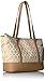 9s Jacquard Medium Tote Tote Bag, LT SANDSTONE/DK CAMEL, One Size