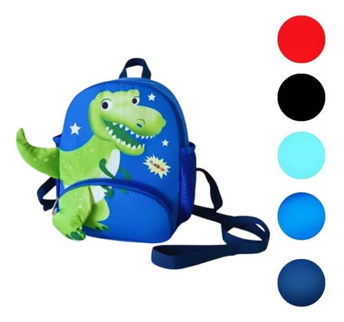 Mochila Costas Escolar Infantil Menino Desenho Creche DM ACESSÓRIOS (AZUL)