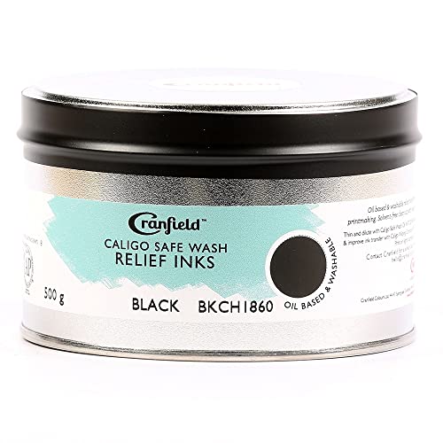Caligo Safe Wash Relief Ink - Black, 500 g