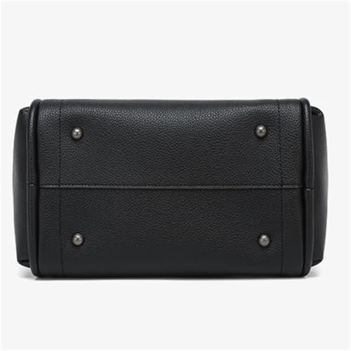 Bolso tipo cubo vegano para mujer, tote, bandolera y de mano, con asa superior miniatura 4
