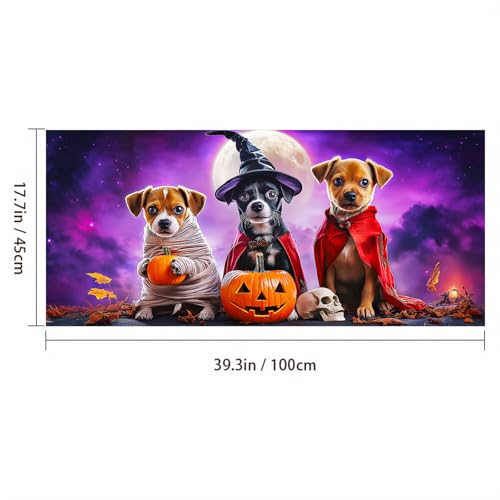 Vinilo decorativo para ventana Halloween 39.3x17.7 pulgadas miniatura 3