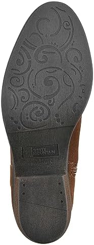 WHITE MOUNTAIN Women's Shoes Altitude Stack-Heeled Tall Boot, Hazel/Suede, 11 M | Image 6