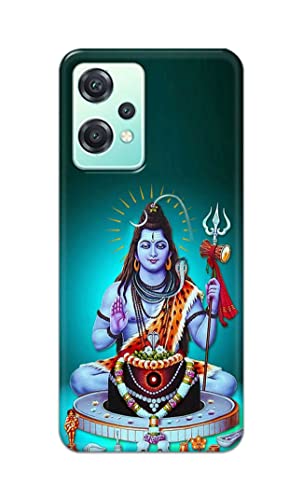 Image of Printed Hard Back Cover Case for OnePlus Nord CE 2 Lite 5G Back Cover (Lord Shiva) -1803