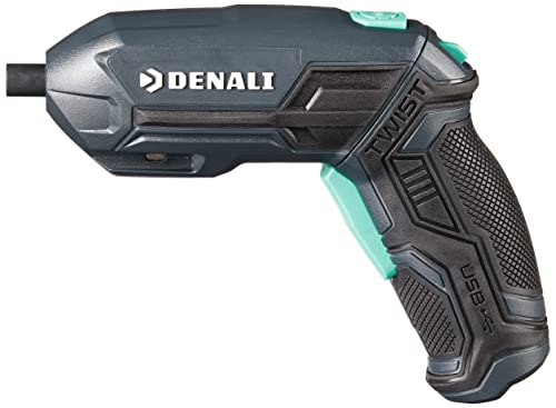 Amazon Brand - Denali By Skil 4V Cordless Pivoting Screwdriver With10-Piece Bit Set And Usb Charger #TOP1