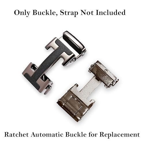 Image of Contacts Automatic Belt Buckles for Men - Ratchet Belt Strap Replacement or Custom Fit, Fits Waist 28-42 Inches - No Strap Included