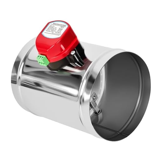 ZOWZEA Motorized Duct Damper Control