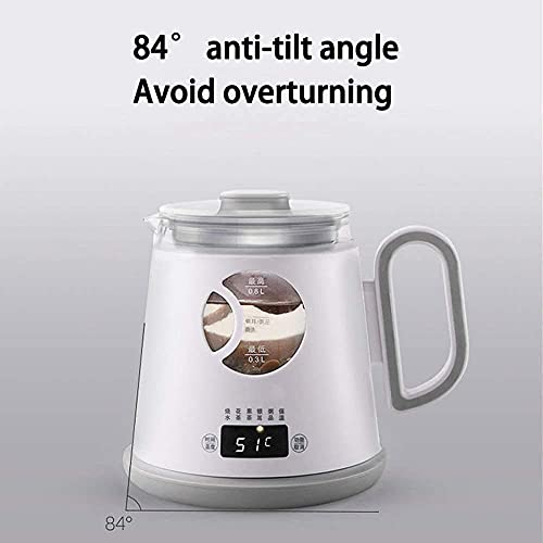 HIGHKAS Wasserkocher, temperaturgesteuerte Glasbox 800W Promoted Wasserkocher Smart Wasserkocher mit Warmfunktion Auto… – Bild 3