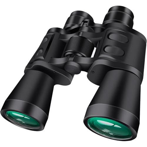 100x Büyütmeli El Dürbünü, 100 mm Lens, 1000 Metrede 56 Metre Görüş, Su Geçirmez Kauçuk Tasarım ve Çanta