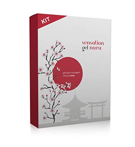 Kit para Massagem Sensual Sensation Gel Nuru 220ml